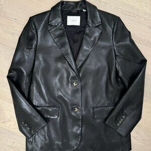 Aritzia Faux Leather - Black Memories Blazer